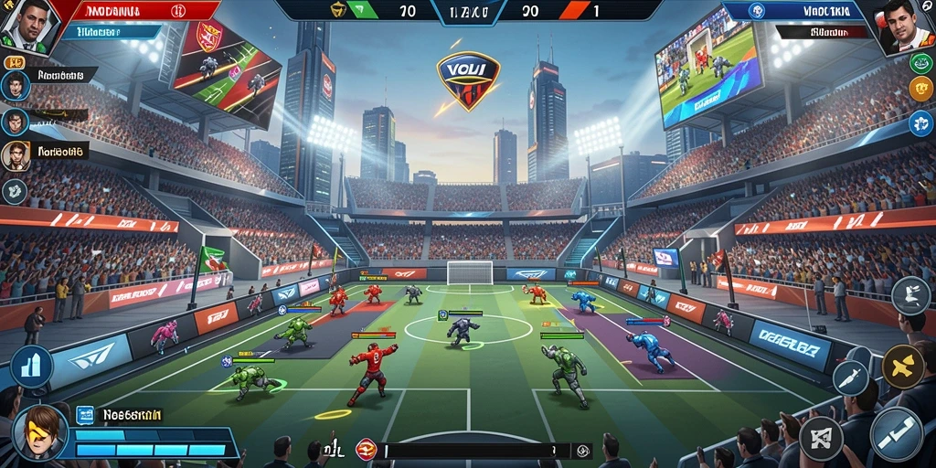 Tangkapan layar memperlihatkan mode multiplayer yang seru.