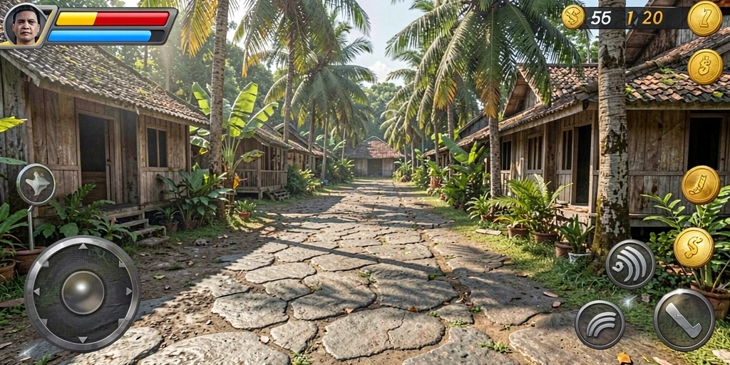 Fitur multiplayer untuk bermain bersama teman.