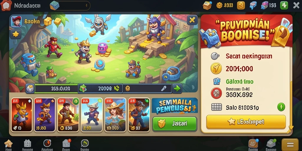 Bonus harian yang menarik untuk pengguna baru.