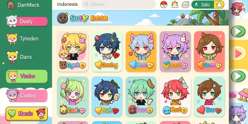 Ilustrasi grafis yang memukau selama gameplay.