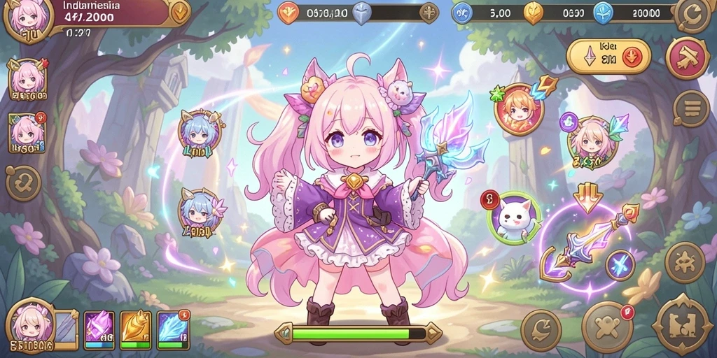 Menu multiplayer yang memungkinkan kompetisi seru dengan teman.