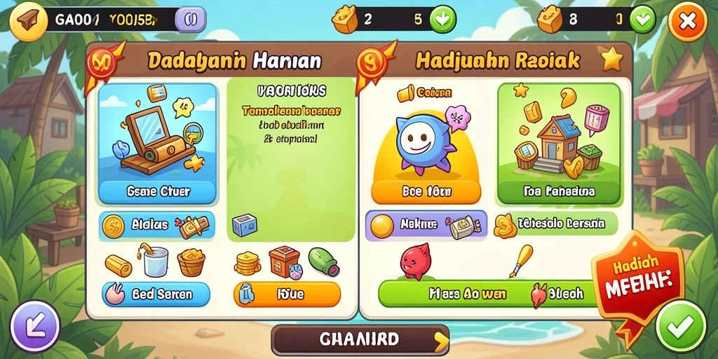 Fitur bonus meningkatkan peluang menang.