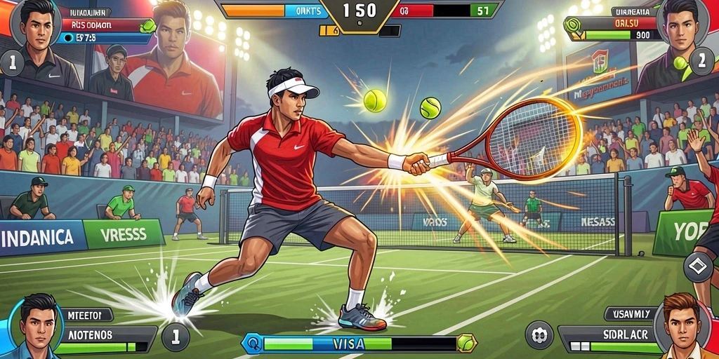 Ilustrasi proses putaran slot yang mendebarkan.