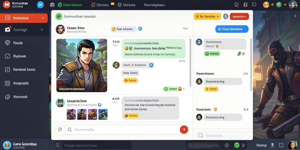 Fitur chat untuk interaksi yang lebih baik antar pemain.
